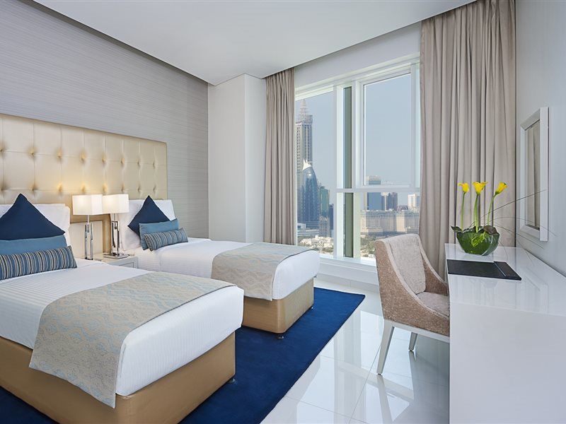 Damac Maison The Vogue Dubai Exterior photo A guest room at the Address Downtown Hotel